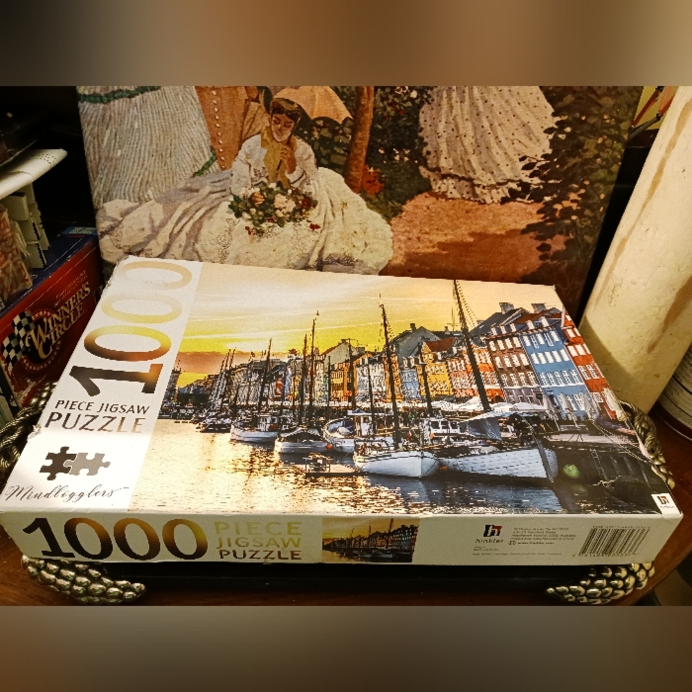 Hinkler Mind-bogglers NYHAVEN COPENHAGEN DENMARK 1000 Piece Jigsaw Puzzle. 👌